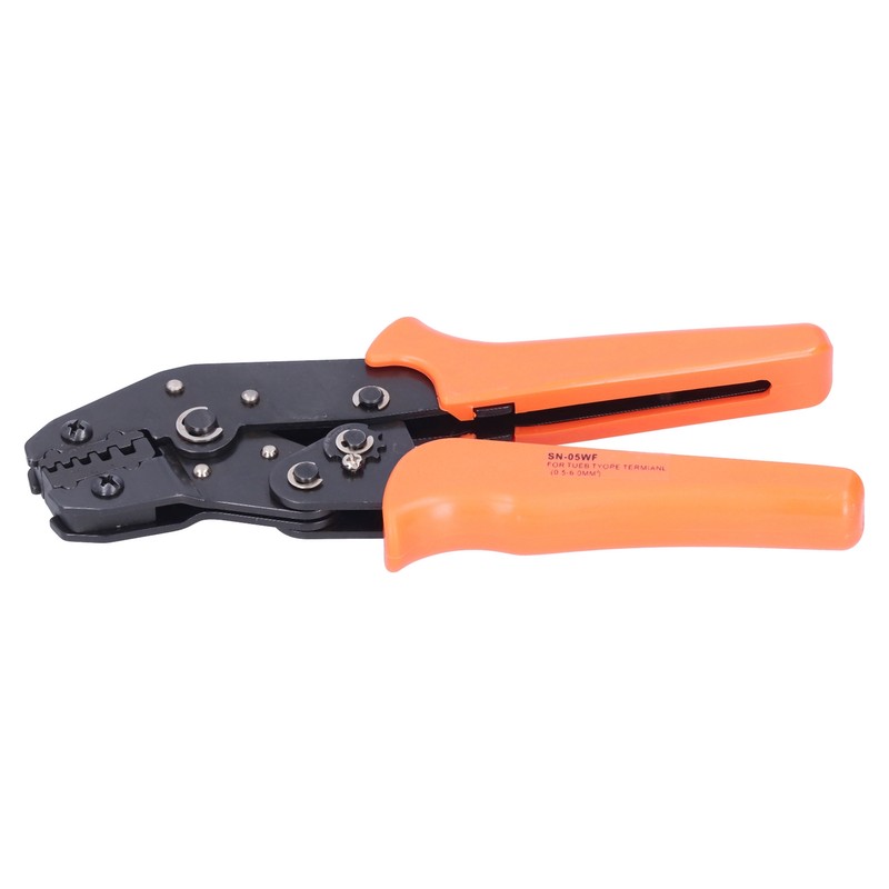 Crimping Tool Ratchet Pliers Terminal Wire Crimper Hand Operated Supplies