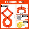 3T/6615 LBS Truck Pallet Puller Clamp Kit Pallet Puller Clamp