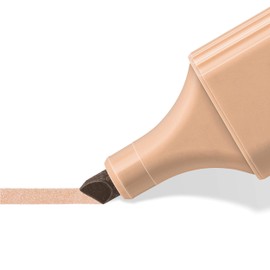 STAEDTLER 364 C-450 Textsurfer Classic 364 Pastel Vintage Highlighters (High Quality Made in Germany, with Large Ink Reservoir for Extra Long Marking Performance) Box of 10 Sand