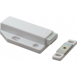 Sugatsune Touch Latch Magnetic for Medium Doors White