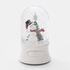 THINGS REMEMBERED Top Hat Snowman Light-Up LED Snow Globe (Free