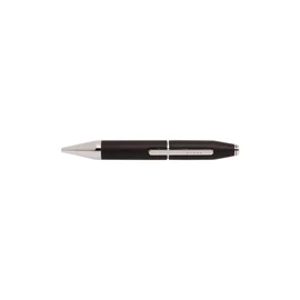 CROSS X Charcoal Black Rollerball Pen with Chrome Appointments incl. Premium Gift Box / Refillable Gel Ink Rollerball Pen