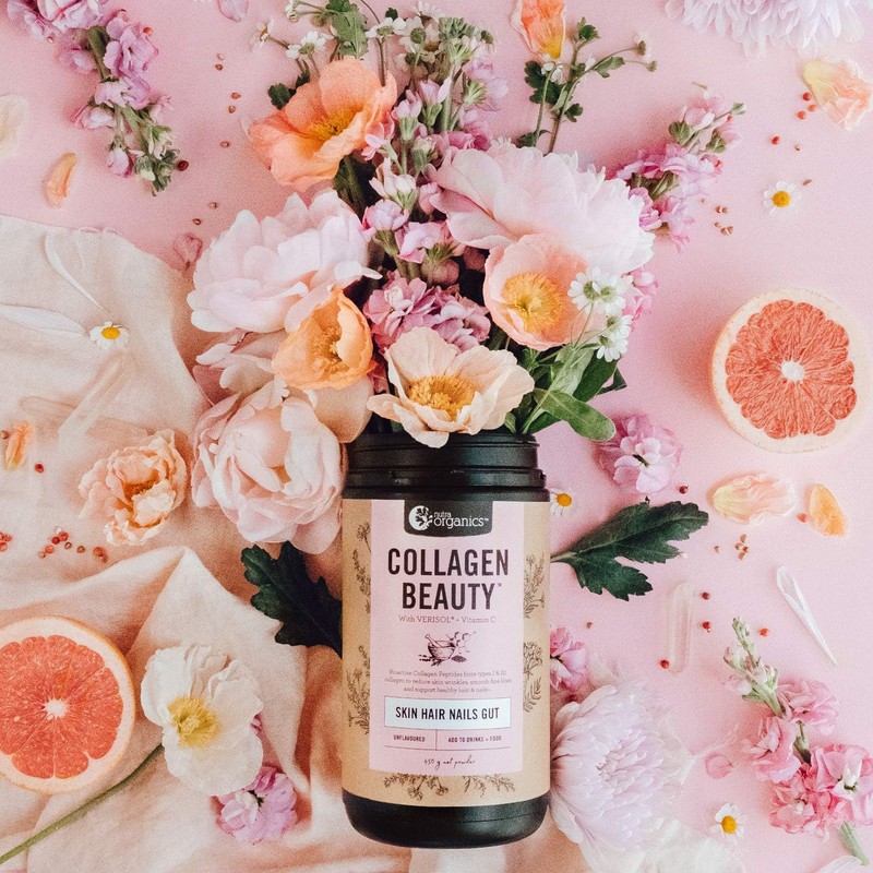 Nutra Organics Collagen Beauty Bioactive Collagen Peptides + Vitamin C