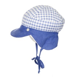 Sterntaler Boys Bear Reversible Slouch Beanie, Blue (Midnight Blue 366)