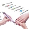Kit Brocas De Uñas Lima Pulidor Drill Cerámica Fresa 7pz.