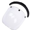 3-Snap Bubble Wind Visor For Biltwell Gringo&Bonanza Motorcycle Helmet