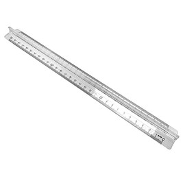 Waytex 931230 Regle Double Marking 30 cm Transparent