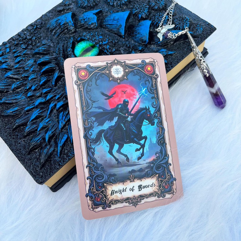Unique Dark Gothic Tarot Deck, Tarot Cards for Beginners, Dark