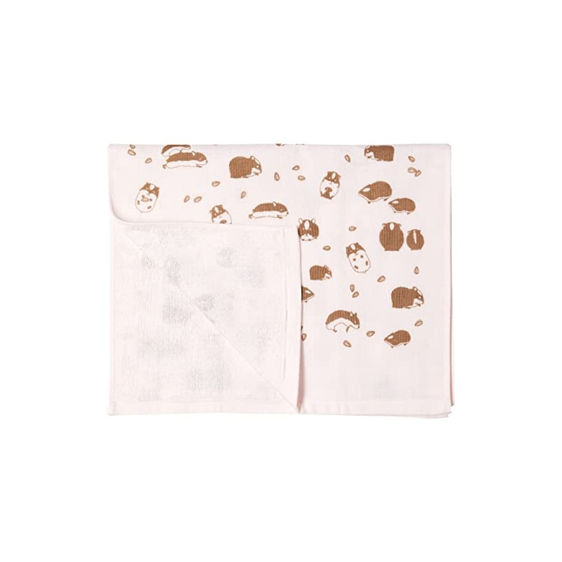 Prairie Dog zootto Long Face Towel, Hamster, Made in Japan,