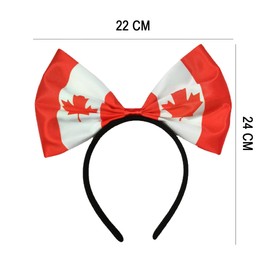 Canada Day Accessories - Canada Flag Headbands, Patriotic Headbands, Canada Day Decorations for Girls and Women