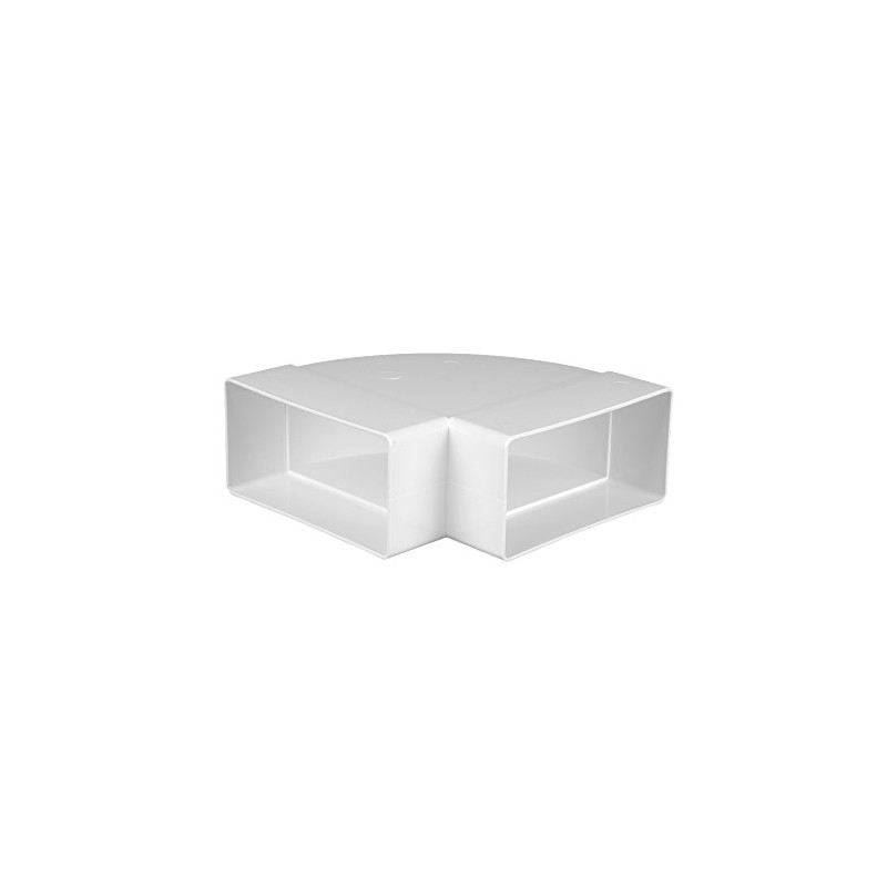 Channel Elbow 90° 55 x 110 mm Flat Duct Horizontal