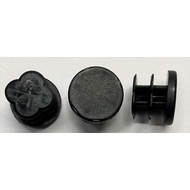 dexierp Protection Force 3/4" 19mm (Pack of 8) Round OD Tube Plastic Insert Plug Tube Post End Cap Chair Glide RTI19-(8 Pack)