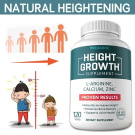 Balincer Height Growth Supplement - 60 Caps -Enhance Bone Strength,Devel