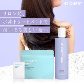 H2 ONEST Treatment, Hydrogen Treatment, Home Care, Hydrogen, Rinse Out, Damage Care, Special Care, Made in Japan, 8.5 oz (240 g), Set of 2