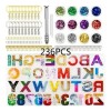 Kit De 236 Piezas Letras De Silicona De Molde De