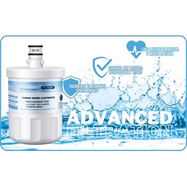 Finest-Filters LT500P Fridge Water Filter Cartridge compatible with LG LT500P, 5231JA2002A 5231JA2002B; GEN11042F-08 GEN11042FR-08; ADQ72910901; 6572447, 88009234 Fridge Filters