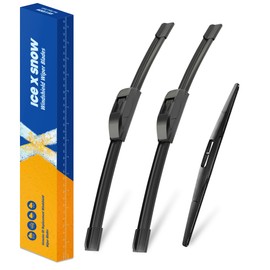 ICEXSNOW 26"+20"+14" Windshield Wiper Blades Replacement for Acura MDX 2020 2019 2018 2017 2016 2015 2014 Original Factory Quality Windshield Wiper Blades(Pack of 3)