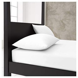 Gaveno Cavailia Super Soft Plain Dyed Diamond Housewife Pillow Cases [ 48 x 74 Cm - White ]