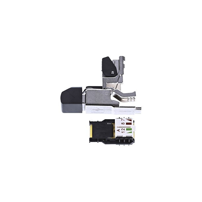 Telegärtner J00026A2000 Field Mounting RJ45 Connector for AWG24/1-AWG22/1 AWG27/7-AWG22/7 (9,