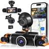 WiFi 360° Dash Cam Front and Rear Inside,4 Channel 3"