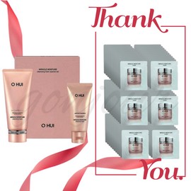 Ohui O HUI Miracle Moisture Cleansing Foam 300ml Special / Miracle Moisture Cream 60ml (60 sheets of 1ml) Set / 오휘 미라클 모이스처 클렌징 폼 300ml 기획 / 미라클 모이스처 크림 60ml (1ml 60장) 세트