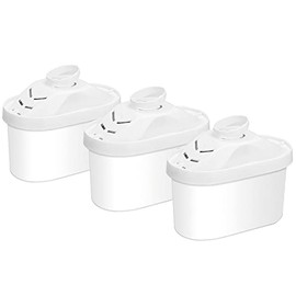 Hskyhan Alkaline Water Filter Cartridge - Replacement Pitcher Water Filters, Improve PH, 7 Stage Filteration System To Purify, 3 Pack