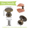 UFURMATE Mini Cabinet Knobs, 18PCS Zinc Alloy Single Hole Pull