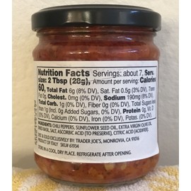 Trader Joe's Italian Bomba Hot Pepper Sauce Calabrian chili pepper 6.7oz (190g) Trader Joe's