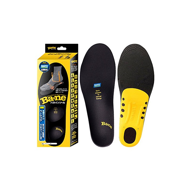 Spring Insole, Improved Balance, Adjustable Footbed, Basic, 5 Sizes, Black,
