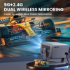 Smart Android Projector with 4K 8K Support, 600 ANSI, 360°