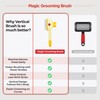JAYU PET Magic Grooming Brush – Cat Brush for Shedding,