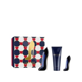 CAROLINA HERRERA GOOD GIRL 3PC WOMEN GIFT SET -2.7OZ EDP+3.4OZ BODY LOTION+MINI