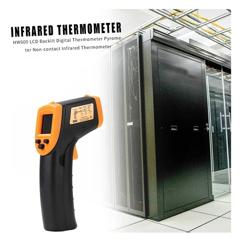 Hw600 Termómetro Infrarrojo Industrial (-50-600c) De Mano