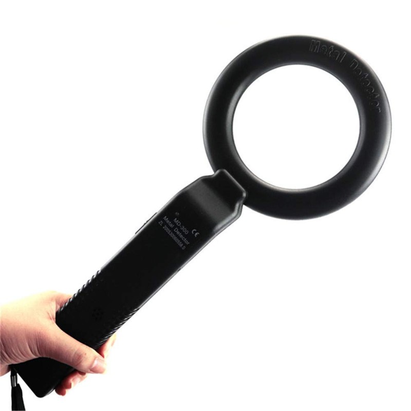 Handy Metal Detectors Machine Black High Sensitivity Lightweight