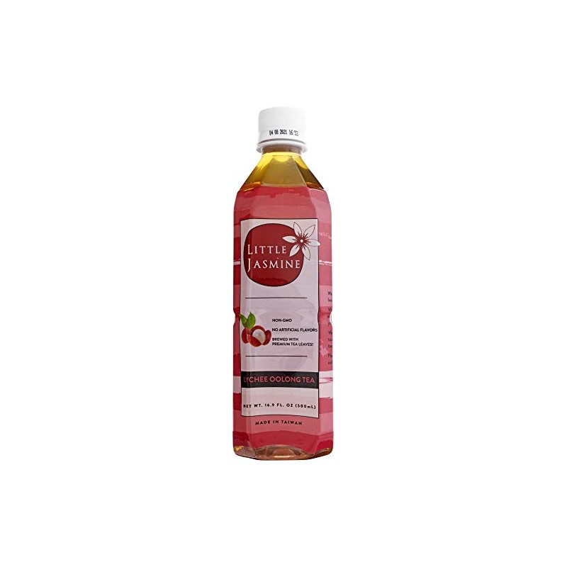 LITTLE JASMINE Lychee Oolong Tea, 16.9 Fl Oz (Pack of
