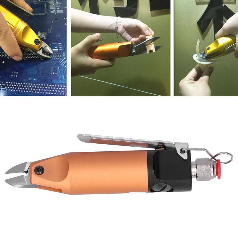 Pneumatic Scissors for Resin Hard Plastic Oblique Cutting Mini Air