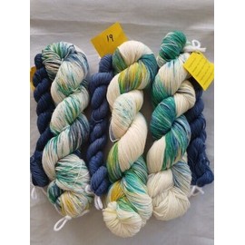 angoraonline sock yarn Stargazing Sock Yarn Set - Hand dyed Yarn Fingering Yarn