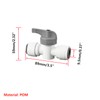 Qrity 1 x Valves Taps, 3/8 Inch Inline Tap/Shut-off Valve/Insulating