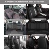 Unbranded Bling Diamond Leather Seat Covers For Honda Accord 2003-2017