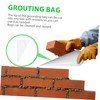 TEHAUX 20Pcs Grout Sealer Bags for Masonry Durable Grouting Piping
