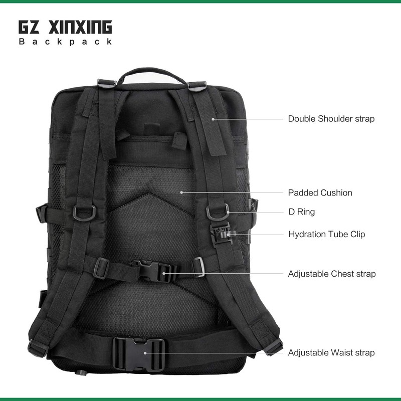 GZ XINXING 3 Day Assault Pack Military Tactical Army Molle