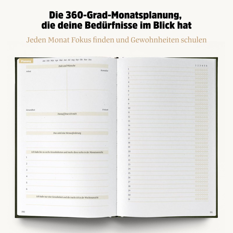 A good plan timeless | holistic undated diary for more