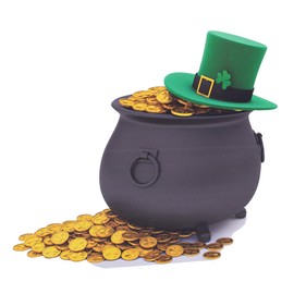 Anderson's St. Patrick's Day Pot of Gold Standup, Holiday, Decorations, Props, Photo Ops