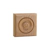 EWAP30 Rosette Casing Corner Block 1" x 3" Square Unfinished,