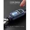 GROWNEER Digital Torque Wrench, 1.1-22.1 Ft-lbs/1.5-30 Nm, 1/4'' Drive Inch