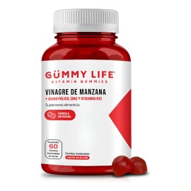 Gummy Life Gomitas Vinagre Manzana B12 Zinc Mas