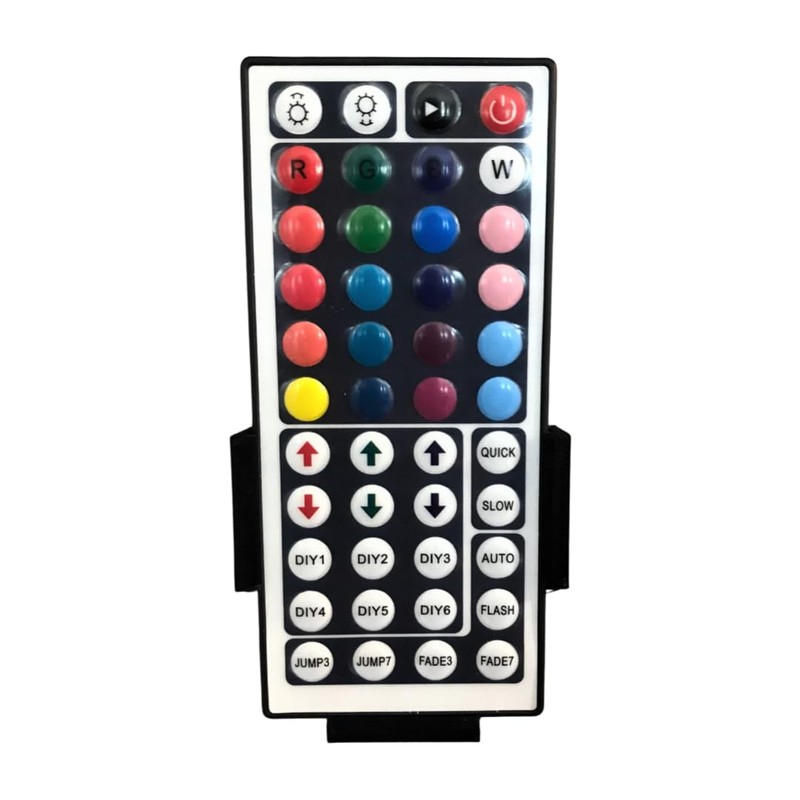 Wall Mount for LED Lighting 44 Keys Remote Control Black