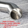 KOTVTM 2" Stainless Steel Elbow 45° Mandrel Bend Elbow -