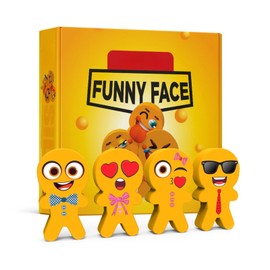 Art Eraising Funny Face Eraser, Big Size, Eraser with Case, Yellow Fun Erasers for Students, Classroom Rewards for Kids, Fun for School, Home, or Office (36)