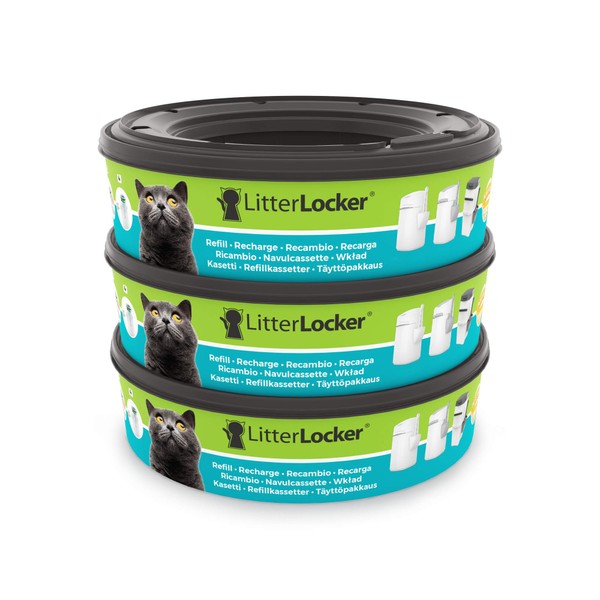 Litter Locker - Pack of 3 Round Plastic Film Refills